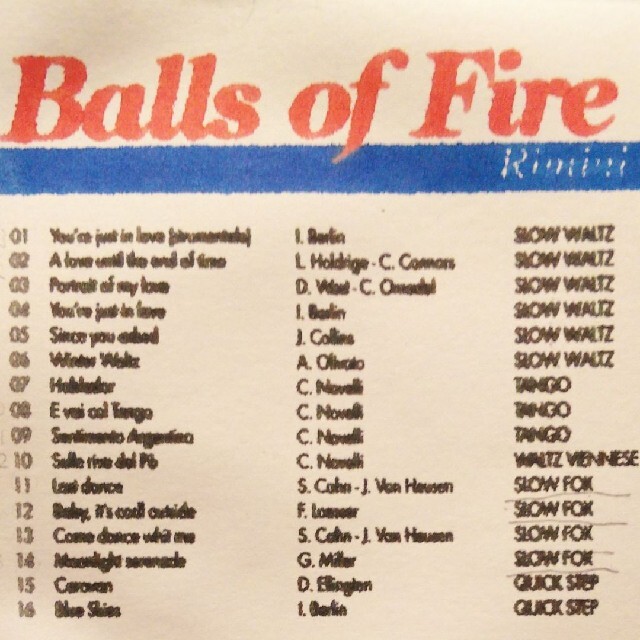 Balls of Fire 8(Rimlnl Open Ballroom) エンタメ/ホビーのCD(ワールドミュージック)の商品写真