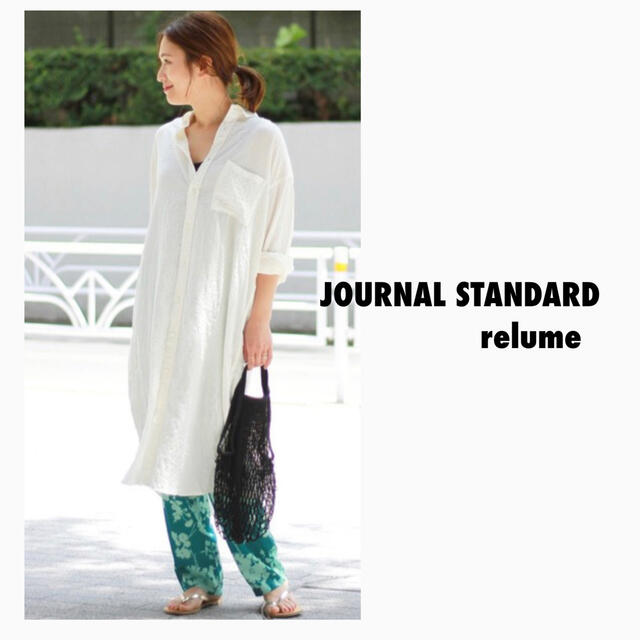 JOURNAL STANDARD - ジャーナルスタンダードレリューム レーヨンシルクシャーリングロングワンピースの通販 by fish's