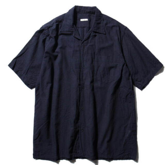 COMOLI - comoli 20ss ベタシャンオープンカラーシャツ ブラックの通販 ...