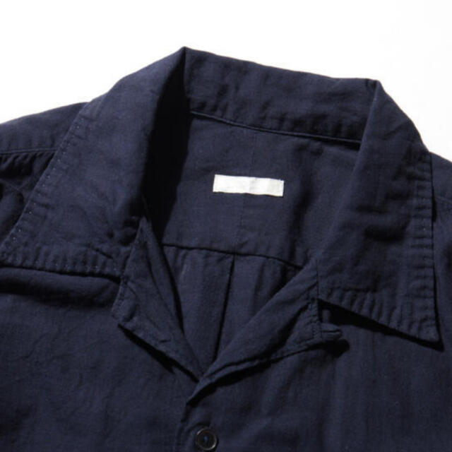 COMOLI(コモリ)のcomoli 20ss ベタシャンオープンカラーシャツ　ブラック メンズのトップス(シャツ)の商品写真