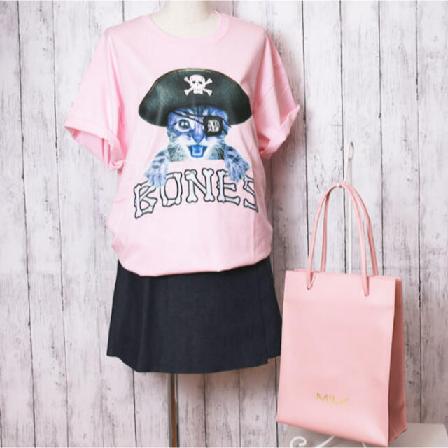 MILKBOY(ミルクボーイ)のMILKBOY(ミルクボーイ) CAT BONES TEE メンズのトップス(Tシャツ/カットソー(半袖/袖なし))の商品写真