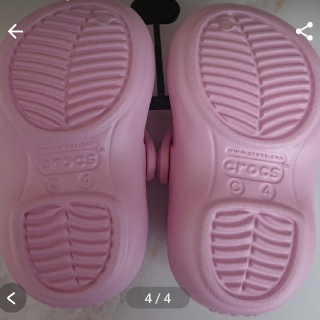 crocs(クロックス)の【専用ページ】 メリージェーン 12cm キッズ/ベビー/マタニティのベビー靴/シューズ(~14cm)(サンダル)の商品写真