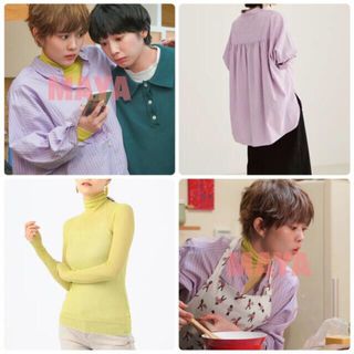 2点セット サロンアダムエロペ シャツ トゥモローランド リブタートル