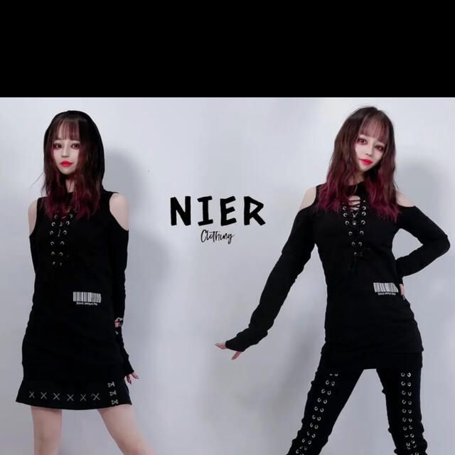 NieR FRONT OFF-SHOULDER ！限界価格 最終値 メンズのトップス(Tシャツ/カットソー(七分/長袖))の商品写真