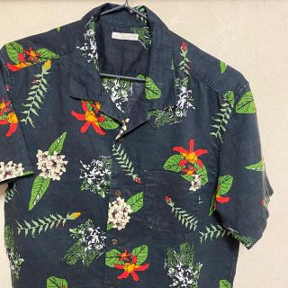 ジーユー(GU)のGU 花柄シャツ(シャツ)