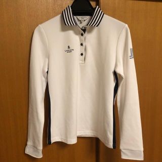 ランバン(LANVIN)の【未着用】レディース　LANVIN ランバン　ランバンゴルフ　ポロシャツ(ウエア)