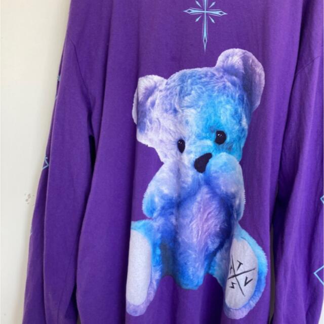 MILKBOY(ミルクボーイ)のTRAVAS TOKYO/Furry bear L/S Tee/くま長袖Tシャツ メンズのトップス(Tシャツ/カットソー(七分/長袖))の商品写真