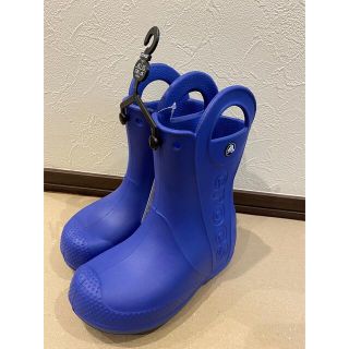 クロックス(crocs)の【新品、未使用】クロックス 長靴 レインブーツ　17.5㎝(長靴/レインシューズ)