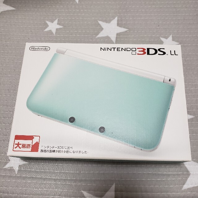 ニンテンドー 3DS LL ミント本体　 モンハンX付き　初期化済み