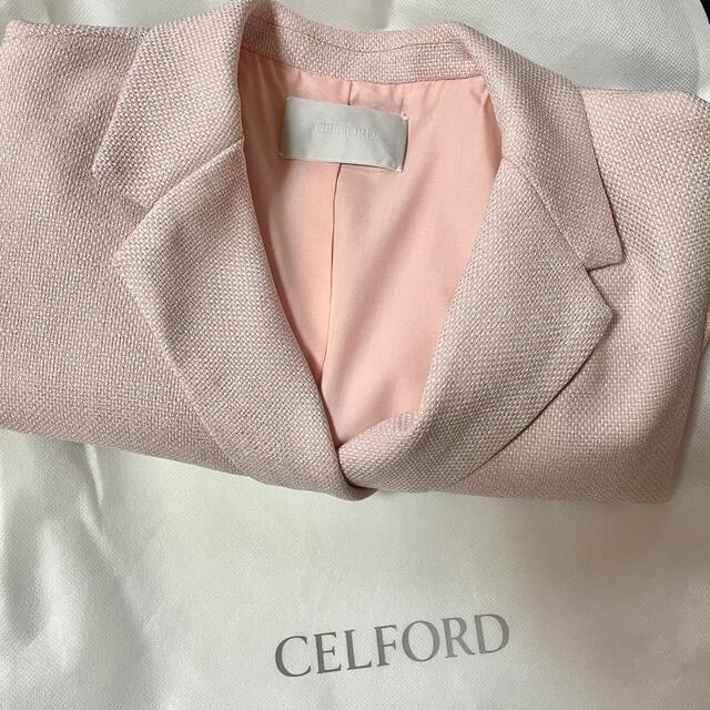 【22時までお値下げ】CELFORD リネンライクショートジャケット