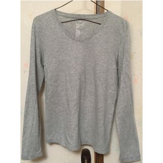 ムジルシリョウヒン(MUJI (無印良品))の無印良品 Vネック 長袖Tシャツ(Tシャツ(長袖/七分))