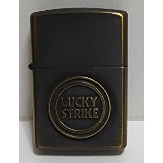 ジッポー(ZIPPO)のラッキーストライク Zippo(古美色)(タバコグッズ)