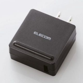 エレコム(ELECOM)のエレコム スマホ・タブレット用 AC充電器 MPA-ACUCN001BK(バッテリー/充電器)