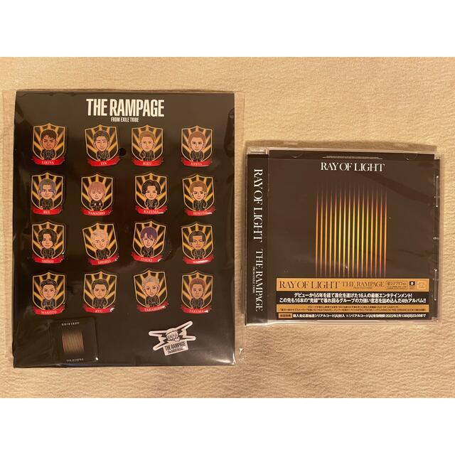 THE RAMPAGE(ザランページ)のTHE RAMPAGE ランペ RAY OF LIGHT CD ピンズセット付き エンタメ/ホビーのCD(ポップス/ロック(邦楽))の商品写真