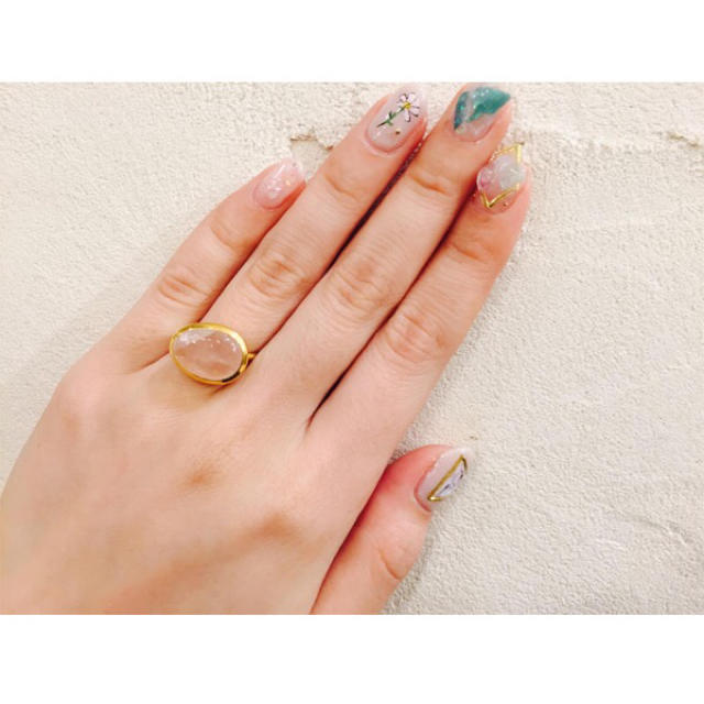 flower(フラワー)のflower 天然石 リング♡ レディースのアクセサリー(リング(指輪))の商品写真