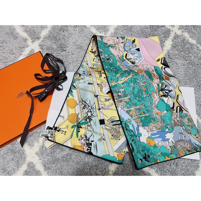 HERMES - 【新品未使用】エルメス カレ90cm エルメス オン ザ HERMES - 【新品未使用】エルメス カレ90cm エルメス オン ザ