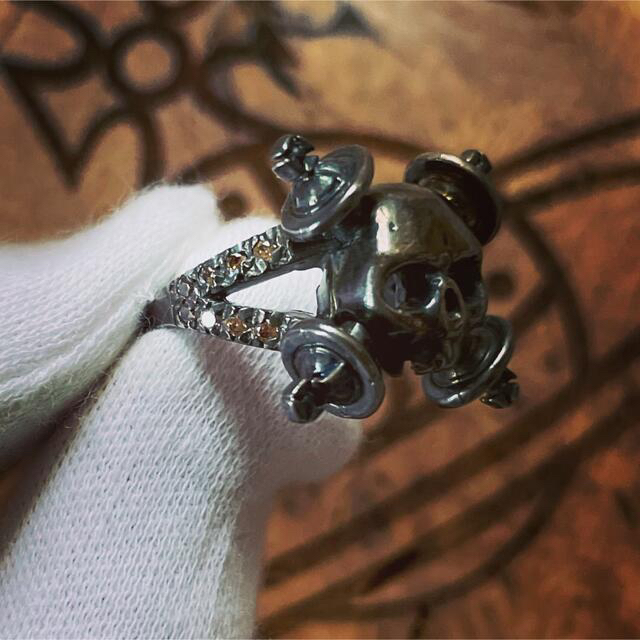 希少極美品VivienneWestwood スカル&オーブ パイレーツリング 希少極美品VivienneWestwood スカル&オーブ パイレーツリング