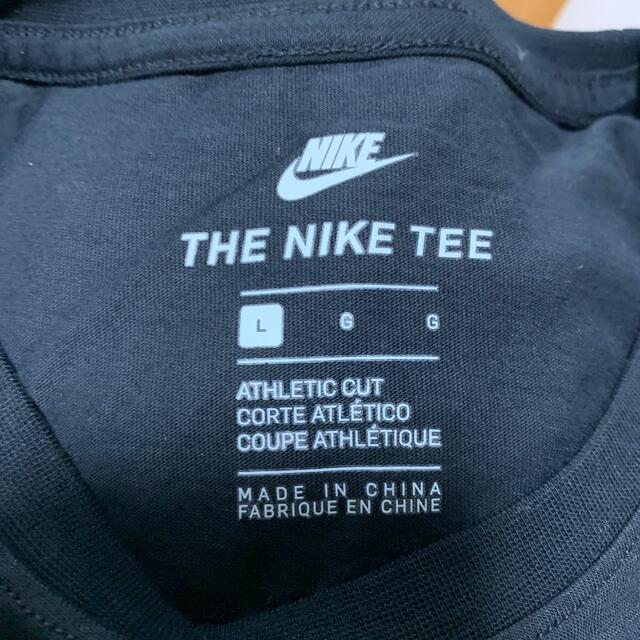 NIKE(ナイキ)の新品未使用♡NIKE背面BIGマークロンT♡ブラック✖️レッド メンズのトップス(Tシャツ/カットソー(七分/長袖))の商品写真