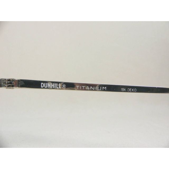 Dunhill - DUNHILL ビンテージ 眼鏡 フレーム TITANIUM 日本製 Dunhill - DUNHILL ビンテージ 眼鏡 フレーム TITANIUM 日本製
