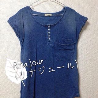 リナジュール(Rinajour)の値下◎Rinajour◎デニムカットソー(カットソー(半袖/袖なし))