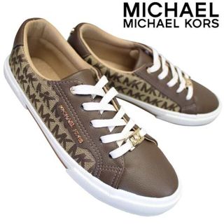 マイケルコース(Michael Kors)の新品未使用 マイケル・コース スニーカー ブラウン（バターナット) 23㎝(スニーカー)