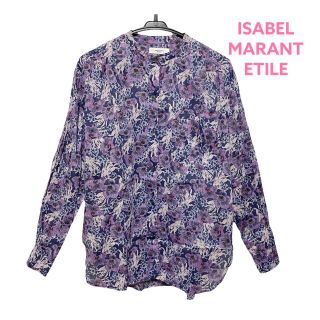 イザベルマラン(Isabel Marant)の●【極美品】イザベルマランエトワール/ブラウス/バンドカラー/花柄/総柄●(シャツ/ブラウス(長袖/七分))