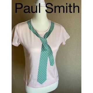 ポールスミス(Paul Smith)のPaulSmith ネクタイプリント騙し絵Tシャツ(Tシャツ(半袖/袖なし))