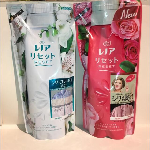 P&G(ピーアンドジー)のレノア リセット 詰替 480ml ×2個セット ヤマユリ フレッシュローズ インテリア/住まい/日用品の日用品/生活雑貨/旅行(洗剤/柔軟剤)の商品写真