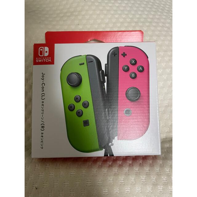 任天堂(ニンテンドウ)の任天堂 スイッチ Joy-Con ネオングリーン/ネオンピンク エンタメ/ホビーのゲームソフト/ゲーム機本体(その他)の商品写真