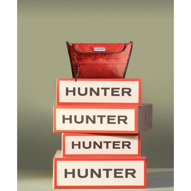 HUNTER - 新品 HUNTER クロス ボディーバッグ ショルダーバッグ 赤