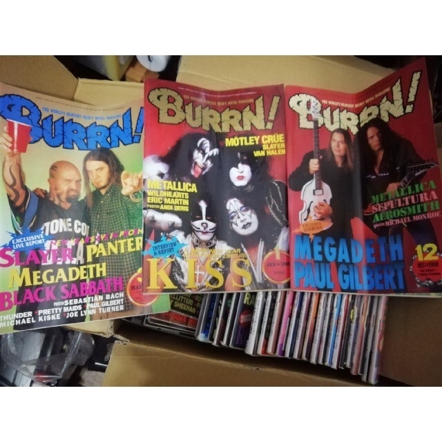 音楽/芸能 BURRN! 37冊 1994～1999 ジャンク