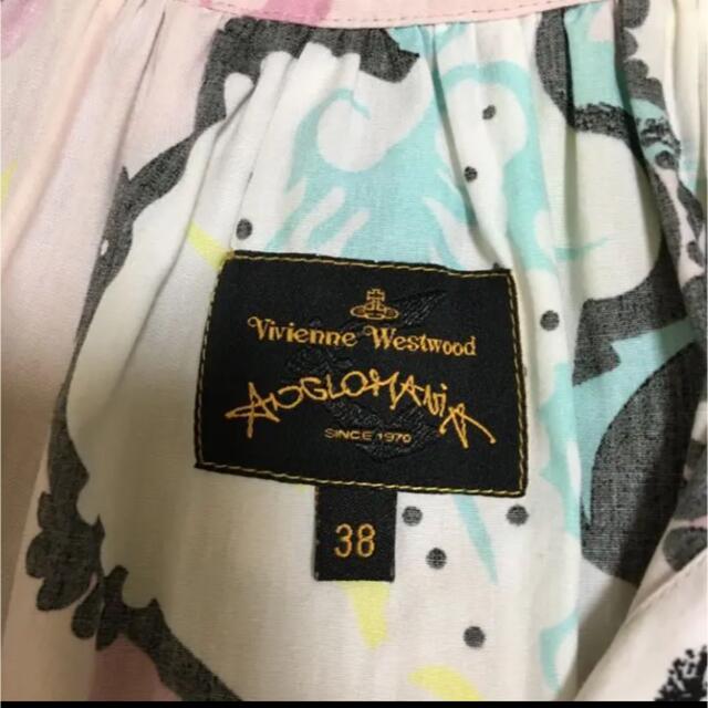 Vivienne Westwood(ヴィヴィアンウエストウッド)のニンフ柄ワンピース　ヴィヴィアンウエストウッド　アングロマニア レディースのワンピース(ひざ丈ワンピース)の商品写真