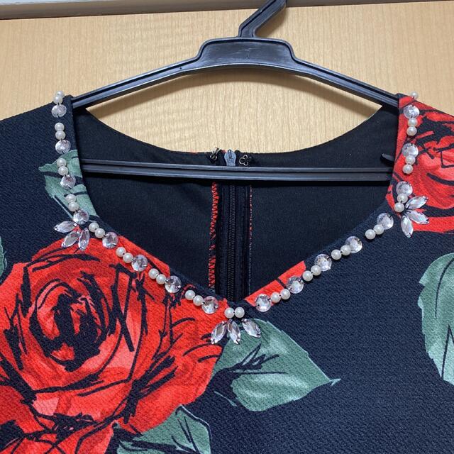 dazzy store(デイジーストア)のキャバドレス 薔薇 レディースのフォーマル/ドレス(ナイトドレス)の商品写真