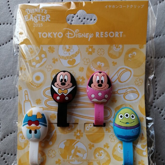 Disney(ディズニー)の未開封品◇ディズニー Disney イースター イアホンコードクリップ エンタメ/ホビーのおもちゃ/ぬいぐるみ(キャラクターグッズ)の商品写真