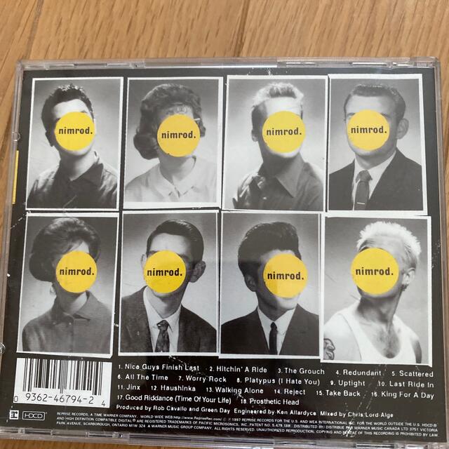 Green Day nimrod エンタメ/ホビーのCD(ポップス/ロック(洋楽))の商品写真