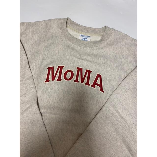 Mサイズ】 MOMA × champion スウェット オートミール ベストセラー