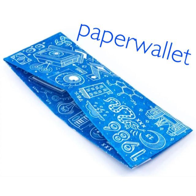 Paper Wallet ブループリント ペーパーウォレット 新品未使用 メンズのファッション小物(折り財布)の商品写真
