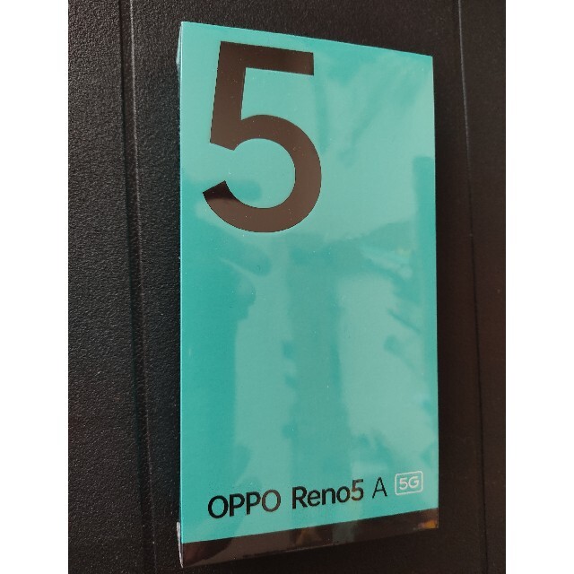 OPPO Reno5 A　シルバーブラック　未使用　未開封　５月９日まで掲載販売 1