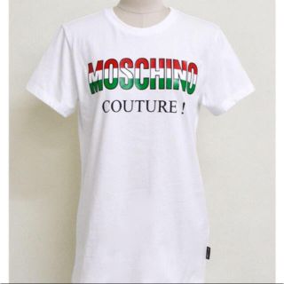 モスキーノ(MOSCHINO)の新品 モスキーノ ロゴ Tシャツ moschino 14y Mサイズ(Tシャツ(半袖/袖なし))