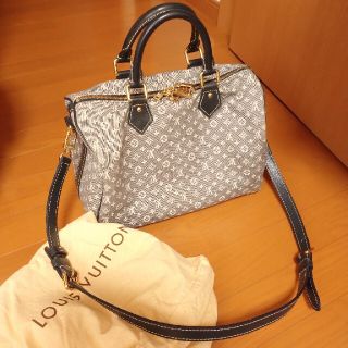 ルイヴィトン(LOUIS VUITTON)の美品　ルイヴィトン　モノグラム　スピーディ　30 ミニラン　キャンバス(ハンドバッグ)