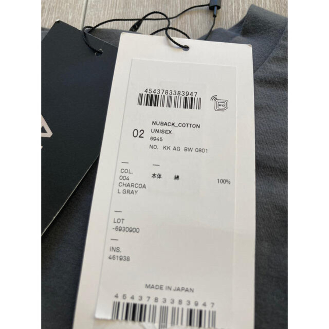 ATON(エイトン)の❤︎新品❤︎ATON エイトン❤︎ヌバックコットン ロンT レディースのトップス(Tシャツ(長袖/七分))の商品写真