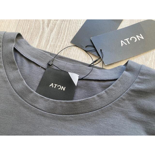 エイトン(ATON)の❤︎新品❤︎ATON エイトン❤︎ヌバックコットン ロンT(Tシャツ(長袖/七分))