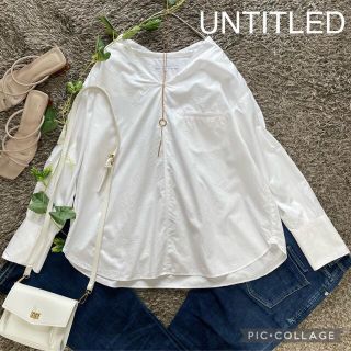 アンタイトル(UNTITLED)の★ 5点専用★     UNTITLED アンタイトル　コットンＶネックブラウス(シャツ/ブラウス(長袖/七分))