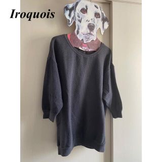 イロコイ(Iroquois)のイロコイ　5部袖　サマーニット(Tシャツ/カットソー(半袖/袖なし))