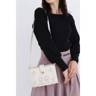 ジルバイジルスチュアート(JILL by JILLSTUART)のリボン柄ミニバッグ(ショルダーバッグ)