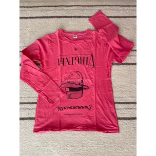グラニフ(Design Tshirts Store graniph)のグラニフ  ピンク色　ロングTシャツ　Sサイズ(Tシャツ/カットソー(七分/長袖))