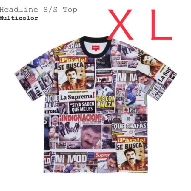 Supreme Headline S/S TopTシャツ/カットソー(半袖/袖なし)