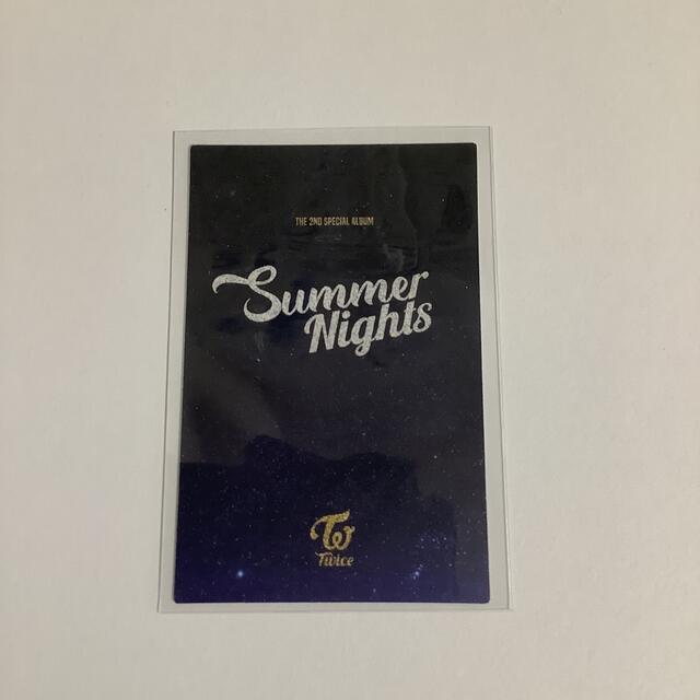 Waste(twice)(ウェストトゥワイス)のtwice チェヨン　summer nights トレカ エンタメ/ホビーのCD(K-POP/アジア)の商品写真