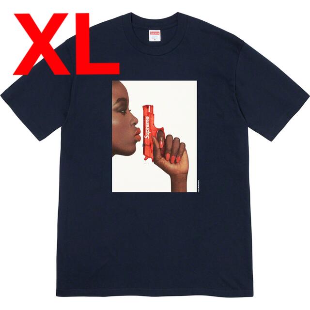 【新品】Supreme Water Pistol Tee Navy XL