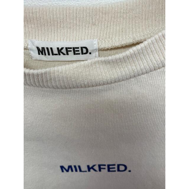 MILKFED.(ミルクフェド)のＭＩＬＫＦＥＤ.   オーバーサイズＴシャツ レディースのトップス(Tシャツ(長袖/七分))の商品写真